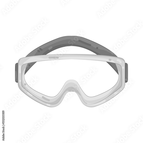 Illustration of safety goggles