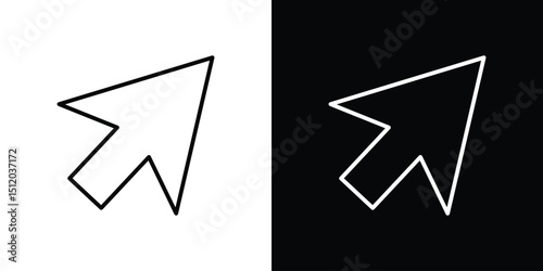 Mouse icon. Simple element illustration. outline and flat symbol design