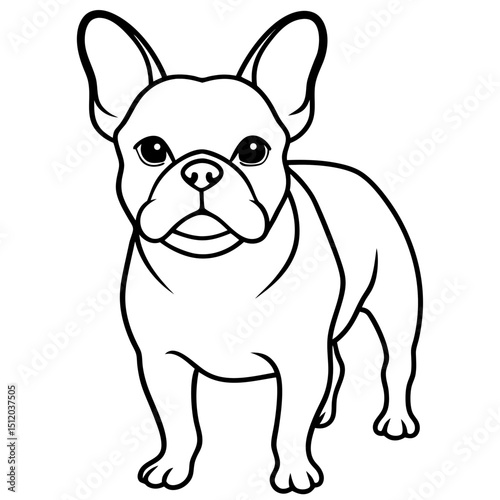 French Bulldog One Line