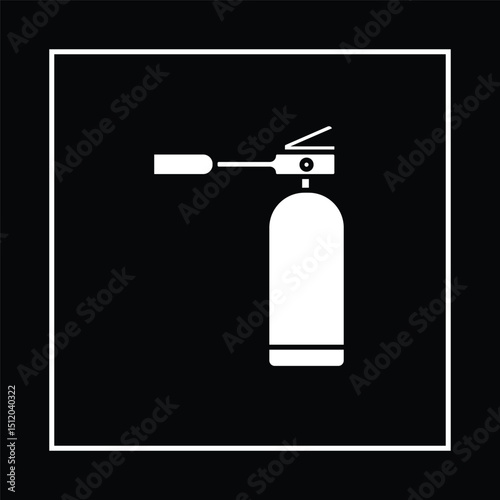 Fire extinguisher icon vector illustration