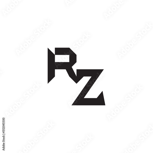 logo alphabet esport gaming  design modern futuristic RZ Initial monogram sport Alphabet