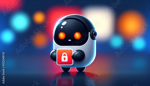 This is a futuristic concept that emphasizes digital security and innovation, and features a sleek, modern design.
