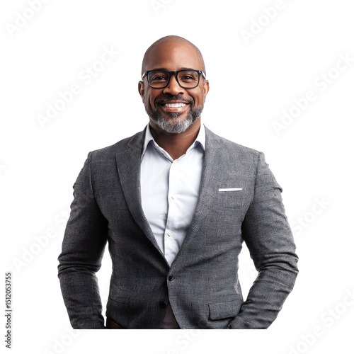 Business Development Executive isolated on transparency background