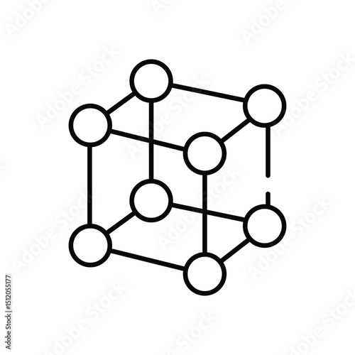 Frame Work vector icon stock illustration