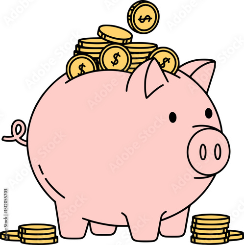 Stylish Money Icon for Finance Articles