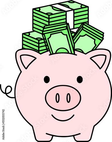 Stylish Money Icon for Finance Articles