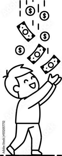 Best Money Icon for Finance Apps & Economic Projects, Savings, Loans, Interest, Budgeting, Economy