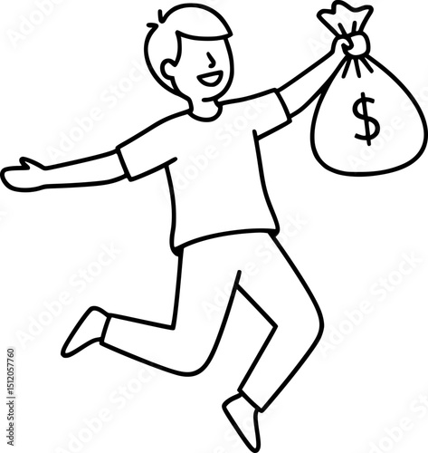 Best Money Icon for Finance Apps & Economic Projects, Savings, Loans, Interest, Budgeting, Economy