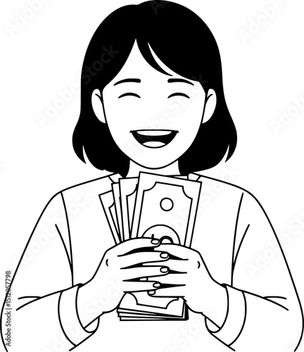 Best Money Icon for Finance Apps & Economic Projects, Savings, Loans, Interest, Budgeting, Economy