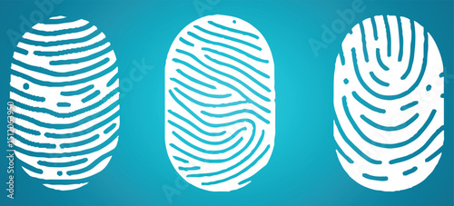 Vector of a finger print illustration