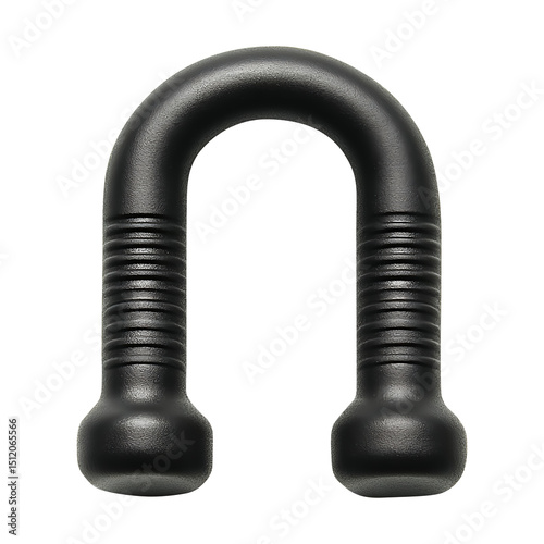 Gym accessories 19. Hand grip strengthener PNG, isolated on fully transparent png background photo