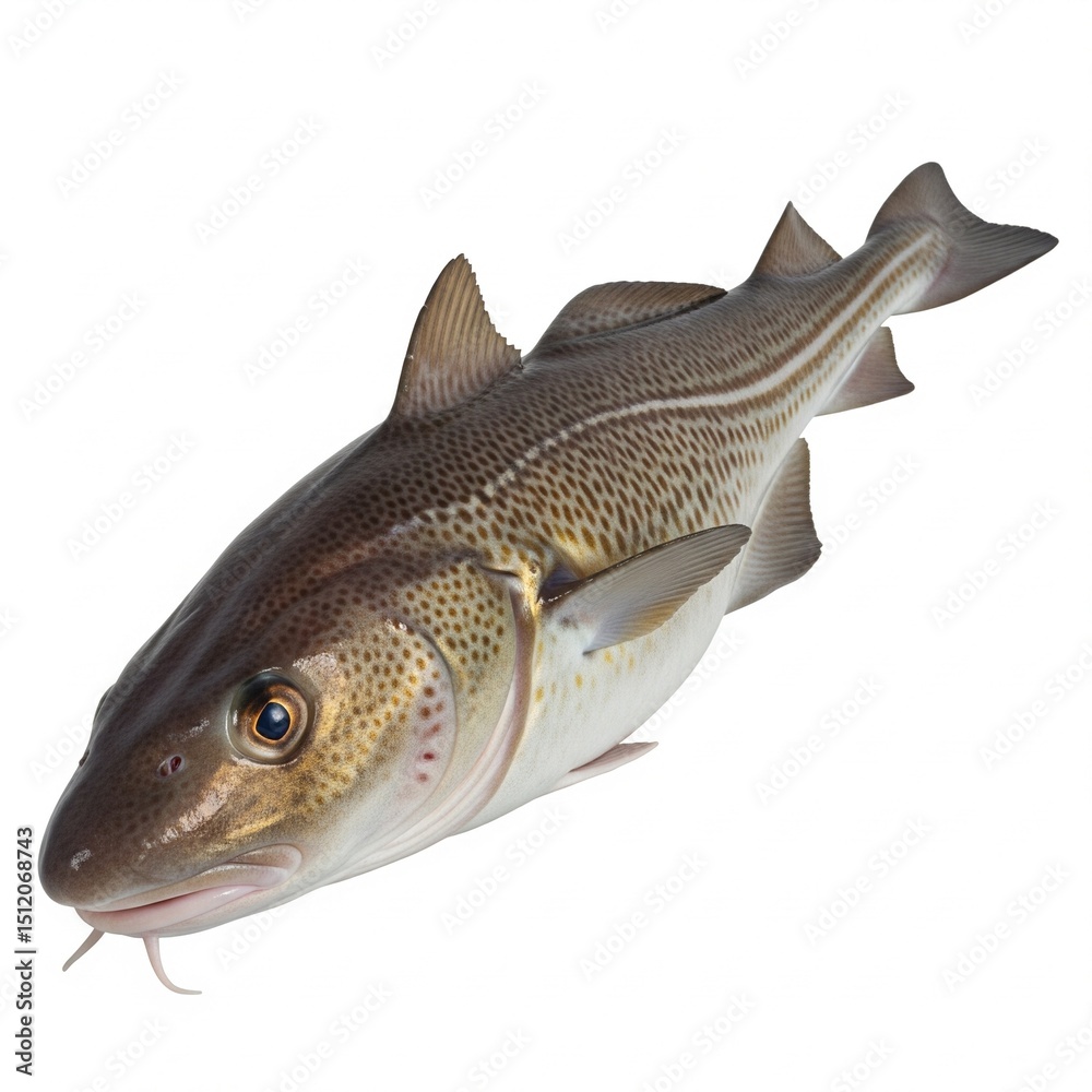 Obraz premium cod on white background
