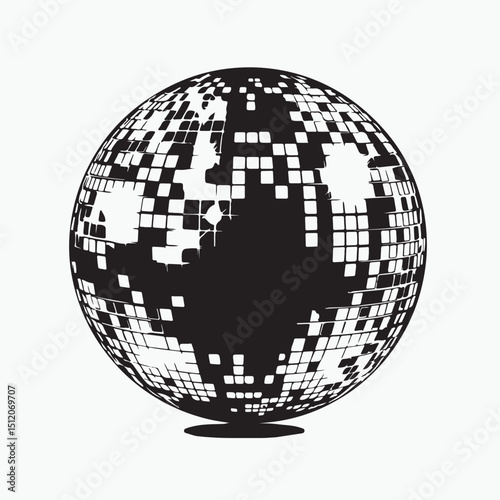 disco ball vector
