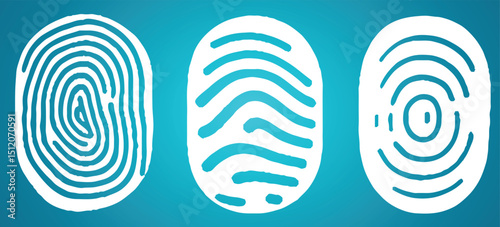 Finger print stock illustration