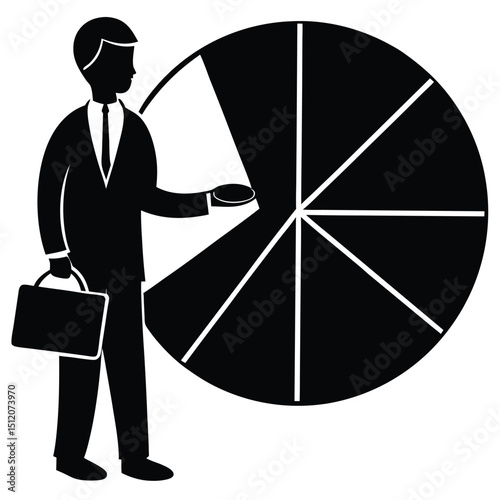 Businessman Cultivating Investment Growth Strategic Planning and Financial Success