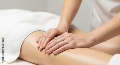 Lymphatic Drainage Massage Close-up