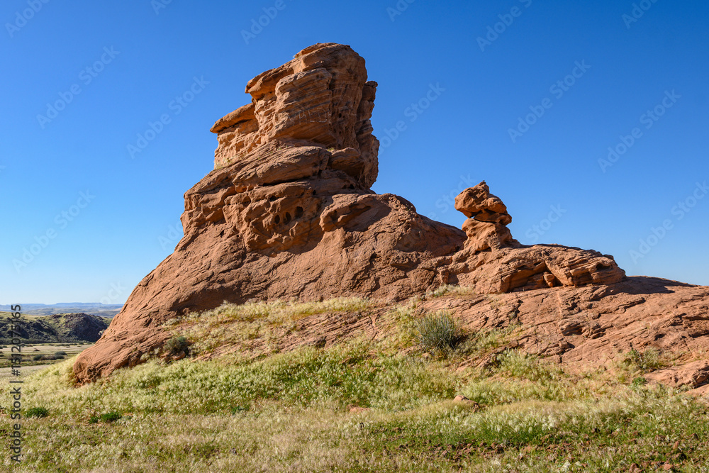 Fototapeta premium Namibia, panorami, strada sterrata, deserto