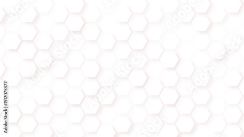 Texture bee comb grid. Flat vector illustration isolated on white background. Mosaic wall. Business presentation. Polygon cell banner. Computer data. 
