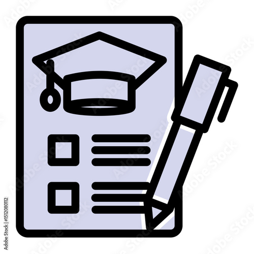 Exam Preparation Checklist - Solid Color Lineal Style for Academic Use