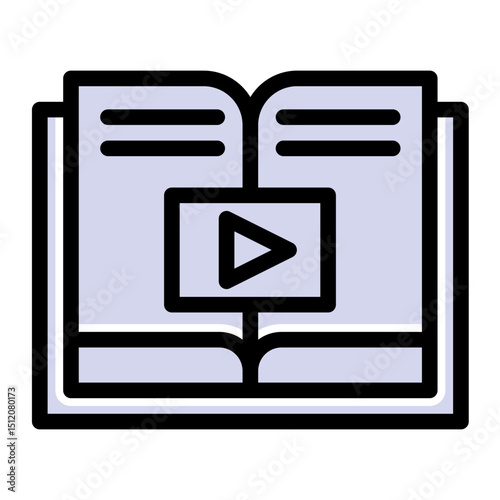 Educational Video Lesson - Solid Color Lineal Style for Online Courses
