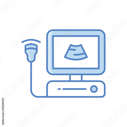 Ultrasound  Icon vector