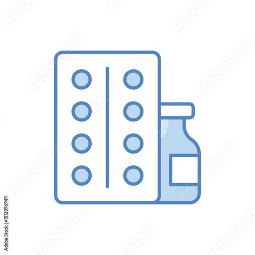 Medication Pills  Icon vector