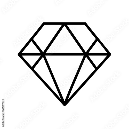 diamond rhombus shape icon design