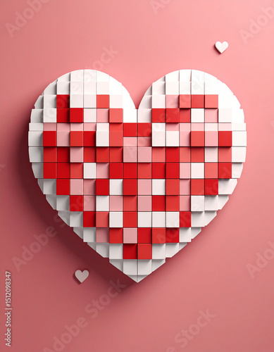 red heart background