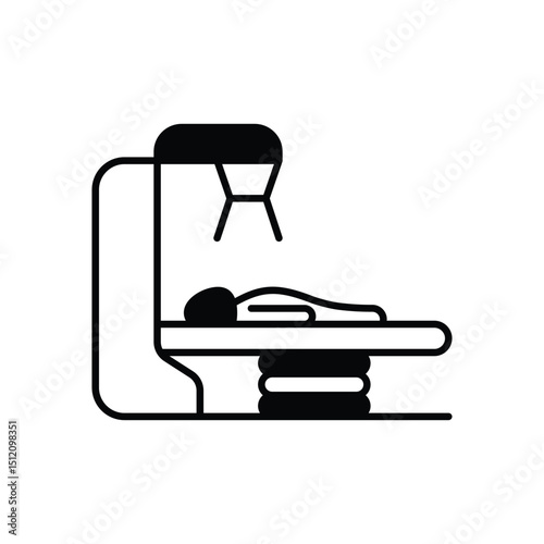 Radiation Theraphy  Icon vector