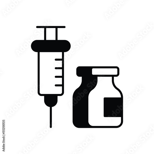 Hormone Theraphy  Icon vector