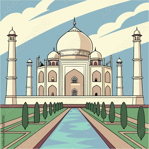taj mahal in agra india