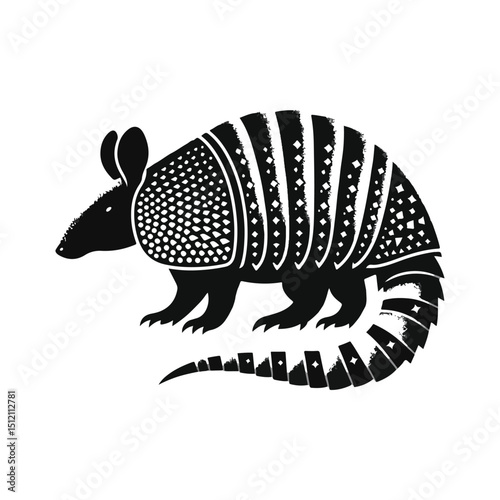 Armadillo Vector silhouette Eps. Armadillo