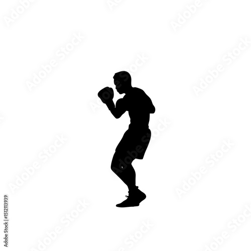 boxing, kickboxing, silhouette, fighter, martial, arts, gloves, punch, combat, sports, athlete, training, fitness, vector, icon, black, white, minimal, strong, power, aggressive, action, movement, dyn