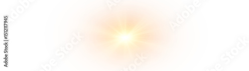Shiny overlay of magic starburst, glowing flare, brilliant spark, glistering beam, lens flash, gold light, festive blue sparkle, fantasy explosion, Christmas sun design and celebration vector

