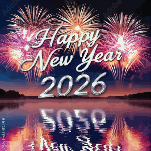 Happy new year 2026. Concept of celebration.
