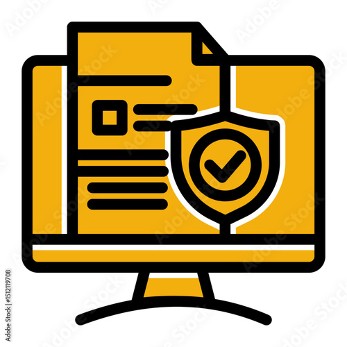 Notary application form (Solid Color Lineal Style)