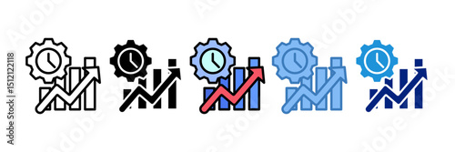 Productivity Icon Element For Design