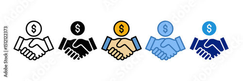 Partnership Fund Icon Element For Design