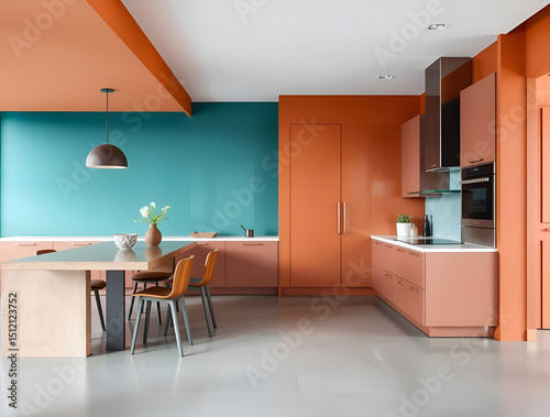 modern kitchen interior