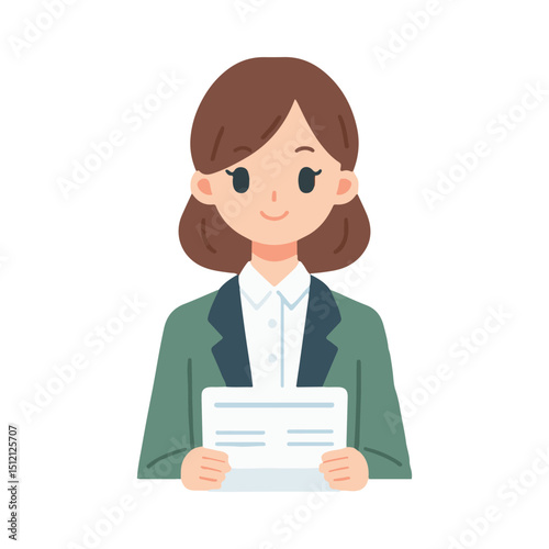 illustration design of an accountant