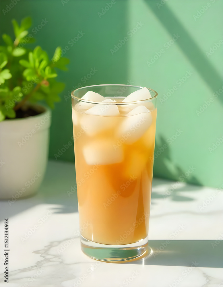 Fototapeta premium glass of drink