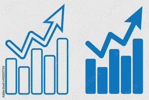 statistics, growing business arrow, presentation, growing, trends, development, statistic, goal, investment, winner, background, web, direction, green, bars, economics, sale EPS 10