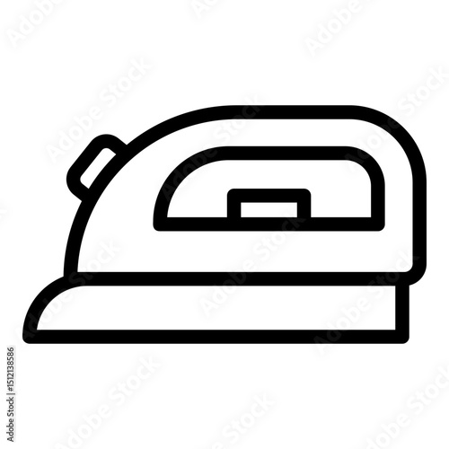 Iron icon. Vector line icon