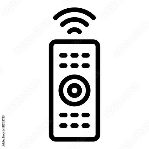 Remote control icon. Vector line icon