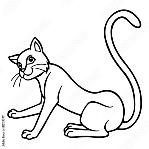 Feline Yoga Stretch