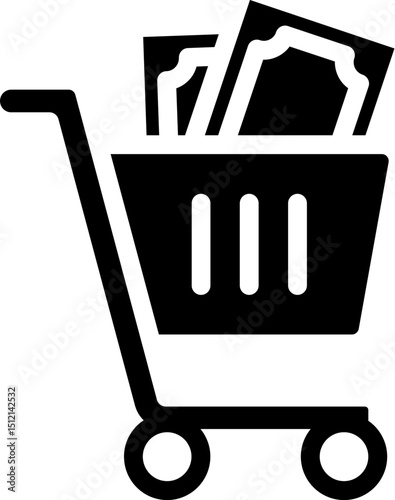 Shopping Cart glyph icon