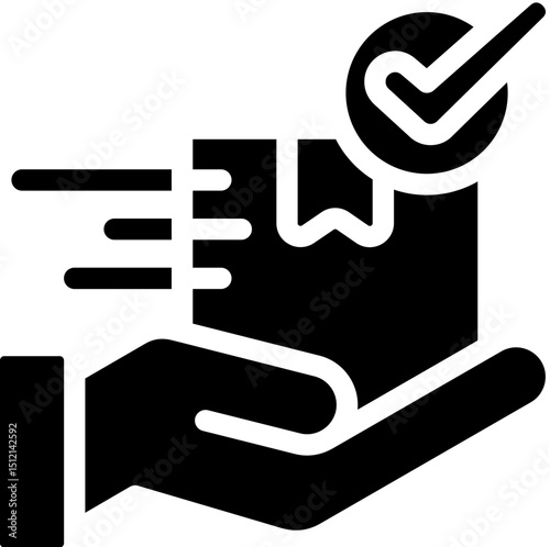 Delivery glyph icon