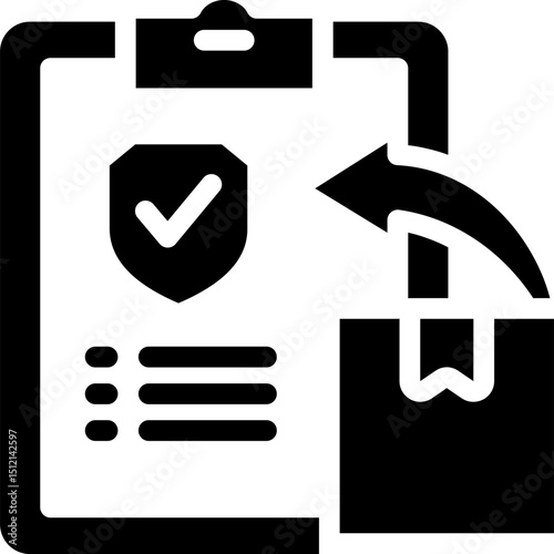 Return Policy glyph icon