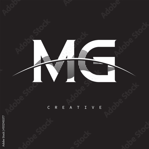 MG Monogram Logo – Minimal Elegant Letter mark for Creative Branding & Modern Identity Design"