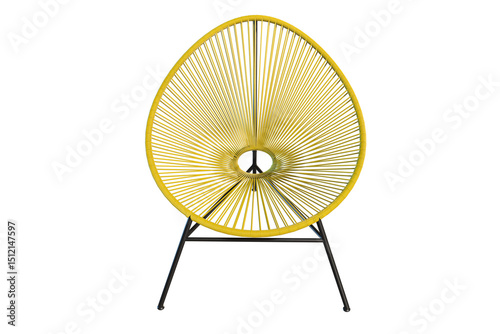 Yellow Acapulco Chair 3D Model